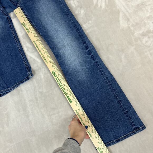 BKE Jeans Womens 26 Slim Fit Blue Denim Stella Bootcut Low Rise Y2K Preppy - Picture 3 of 12